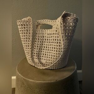 Melissa Campana Crochet Bag in White